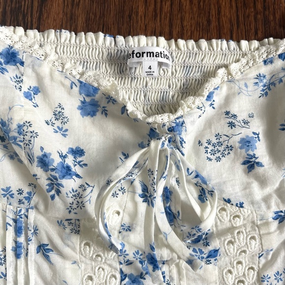 Reformation Isadora Top in Lula Print - Picture 4 of 6